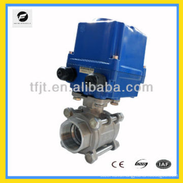 CTF-010 Stainless Steel 304 AC220V 100NM 2' motor ball valve for water treatment auto control project